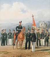 Офицеры и нижние чины 1-й Гренадёрской дивизии. 1864 — 1872 годы.
