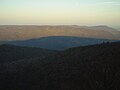 Shadow of Big Mountain cast on Kittatinny Mountain to the east.