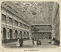 Der Ballsaal (Blauer Saal) im Leipziger Schützenhaus, um 1870