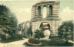 BORDEAUX Ruines du palais Gallien