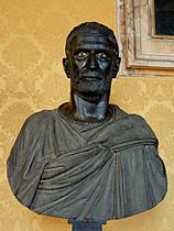 Bust de Brutus, bronze