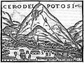 Potosi, Potosi, hình ảnh đầu tiên bởi những người châu Âu, Pedro Cieza de Leon, 1553.