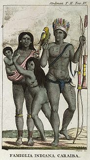Семья карибских индейцев, автор Джона Габриэля Стедмана.jpg