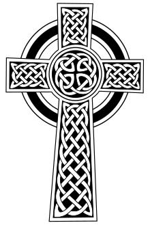 The Celtic cross. Ccross.svg