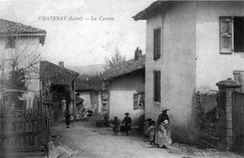 The centre of Châtenay in 1920