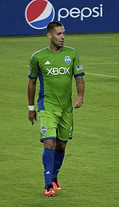 Dempsey in a Sounders uniform