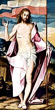 Resurrected Christ (1603) by Bernardo Bitti. Preserved in Church of La Compañía.[5]