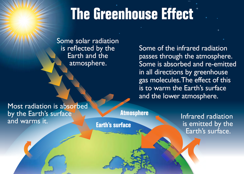 The greenhouse effect - click to view larger version
