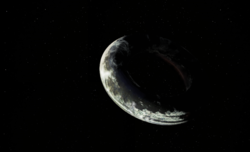 Artist's depiction of an earthlike toroidal planet. The odds of any toroidal planet forming might be infinitesimally small yet nonzero; allowing for an infinite universe, not only would a 'donut-shaped planet' almost certainly be bound to occur during the stelliferous era, it would occur infinitely often. Earthlike toroidal planet.png