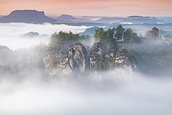 S.Rose Fotografie Neu! mit Felsenfestung Bastei im Nationalpark Sächsische Schweiz