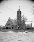 La iglesia hacia 1903