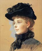 Woman with a Black Hat