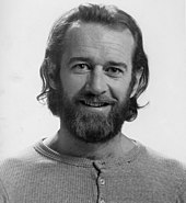 Five-time winner George Carlin holds the record of most nominations for the award with sixteen. George Carlin 1975 (Little David Records) Publicity.jpg