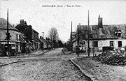 Les habitations de la rue de Nesles démolies en 1920.