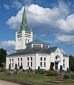 Hällaryds kyrka i juli 2014