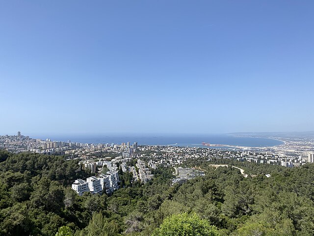 Haifa Bay as viewed from Denia.