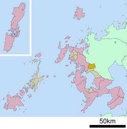 Kedudukan Hasami di wilayah Nagasaki