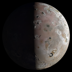 Az Io a Galileo űrszonda felvételén