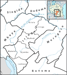 Distretto di Makete – Mappa