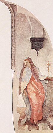 Jacopo Pontormo - virgulino Anoncas (detalo) - Cappella Capponi, S. Felicita, Florenca.jpg