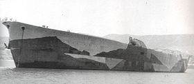 小豆島付近　1946年5月23日、甲板上にあるのは煙突。
