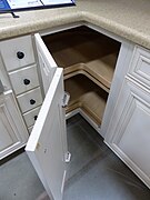 3/4 Lazy Susan with folding door