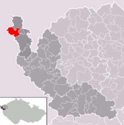 Krásná – Mappa