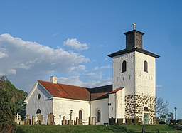 Kropps kyrka i april 2011