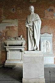 פסלו של פיבונאצ'י בפיזה