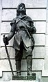 Alfred Laliberté's Louis Jolliet sculpture in front of Parliament Building (Quebec)