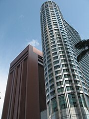 Springleaf Tower (right), site of LSBF Singapore's main campus MAS Building, Springleaf Tower.JPG