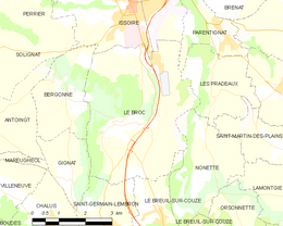 Le Broc – Mappa