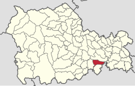 Location in Neamț County