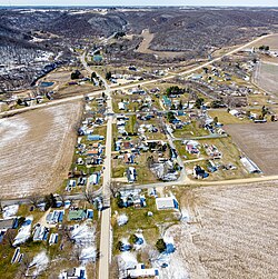 MN-76 and Money Creek run through town