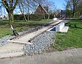 Monument ter herinnering aan de Loolijn in Apeldoorn.