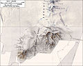 Топографска карта на изгасналите вулкани Хардиган, Сидли и Веше