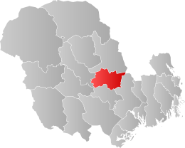 Midt-Telemark – Mappa