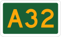 Alphanumeric route marker