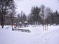 Park zimą