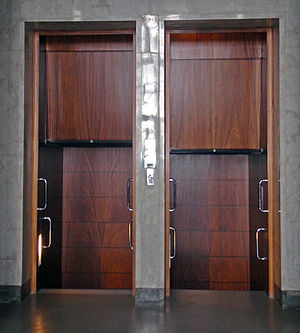  A paternoster lift in parliament of Finland