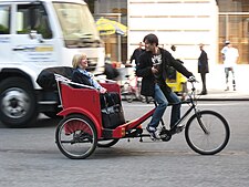 A pedicab with passenger pictured in Midtown in 2008 Pedicab7av59jeh.JPG