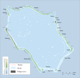 Karta över hela atollen