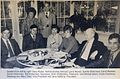 Disney Recreational Club Team Meeting, 1968. Ahmad, then club chairman, first from right
