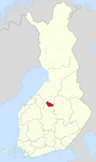 Lage von Pihtipudas in Finnland
