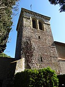 Le clocher de l’église.