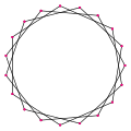 Правильный звездообразный многоугольник 19-3.svg
