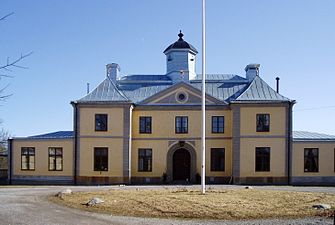 Säby gård från landsidan