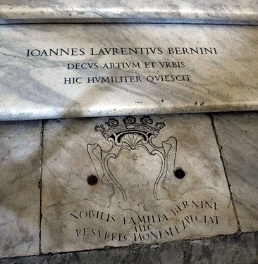 Den berniniska familjegraven i Santa Maria Maggiore.