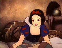 Snow White in the trailer of Walt Disney's Snow White and the Seven Dwarfs (1937) SNOW WHITE DISNEY.jpg