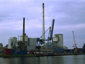 Das Kraftwerk Bremen-Hafen